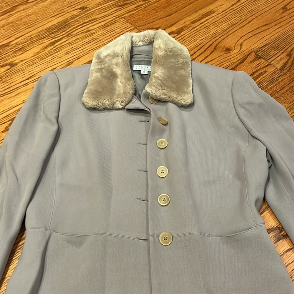 Barneys New York Woman’s Taupe Jacket Size 46/12 - Picture 2 of 6